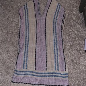 Free people stripe organic cover up